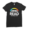 read you dumb fuck Ladies Fitted T-Shirt