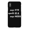 say eye iPhoneX