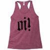 oi punk rock top long sleeve Racerback Tank