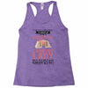 camping lady Racerback Tank
