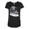 jurassic hoth Maternity Scoop Neck T-shirt
