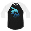 mega water 3/4 Sleeve Shirt