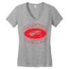 master baiter (2) Women's V-Neck T-Shirt