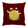 partly cloudy Throw Pillow