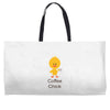 coffee chick Weekender Totes