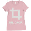 oh crop Ladies Fitted T-Shirt