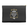 i am an aries Accessory Pouches