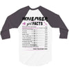 November Girl Facts Sagittarius 3/4 Sleeve Shirt