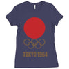 retro tokyo 1964 olympic games Ladies Fitted T-Shirt