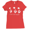 new tour de yorkshire cyclist Ladies Fitted T-Shirt