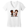high five Women's V-Neck T-Shirt