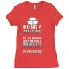 nurse nana Ladies Fitted T-Shirt