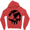 sea of theives skull Black Logo Zipper Hoodie
