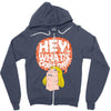 hey man Zipper Hoodie