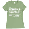The Notorious, Undisputed World Champion Ladies Fitted T-Shirt