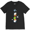 mid air disintegrated V-Neck Tee