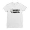 damsels do it their Ladies Fitted T-Shirt