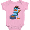 perry agent p Baby Onesie