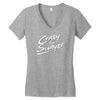 crazy for swayze Women's V-Neck T-Shirt