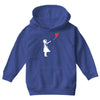 banksy style Youth Hoodie