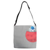 Mars and Astronaut Adjustable Strap Totes