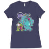 monsters fink Ladies Fitted T-Shirt