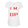 im so op Maternity Scoop Neck T-shirt