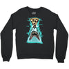 pizza shark graphic Crewneck Sweatshirt