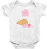 ice cream ghost Baby Bodysuit