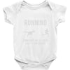 running, we all need a little motivation Baby Onesie