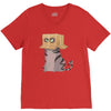 cat in the box! V-Neck Tee