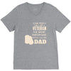 veteran dad 2 V-Neck Tee