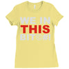 we in this bit&copy;#! Ladies Fitted T-Shirt