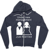 under new management   just married Zipper Hoodie