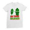 oh yeah kaleween Ladies Fitted T-Shirt