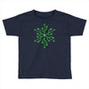 snowflake geek usb green Toddler T-shirt