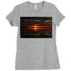 Florida Sunset Ladies Fitted T-Shirt