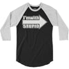 i'm with stupid 3/4 Sleeve Shirt