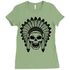 skull Ladies Fitted T-Shirt