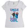 uncle of the birthday girl Women's Triblend Scoop T-shirt