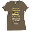 votez marine la pen france 2017 Ladies Fitted T-Shirt