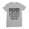 I Love You Daddy Ladies Fitted T-Shirt
