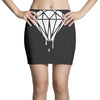 dripping diamond logo Mini Skirts