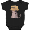 cat in the box! Baby Bodysuit