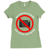 no photos please Ladies Fitted T-Shirt