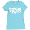 batcave goth logo Ladies Fitted T-Shirt