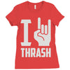 i love thrash Ladies Fitted T-Shirt