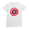 deadpool was here (captain america) Ladies Fitted T-Shirt