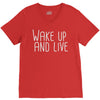wake up and live V-Neck Tee