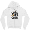 cats cats cats Zipper Hoodie
